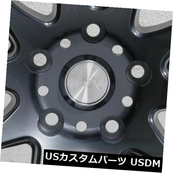 ホイール 4本セット 4-新しい19インチESR SR08 SR8ホイール19x8.5 / 19x9.5 5x114.3 30/35チタン製の通販は