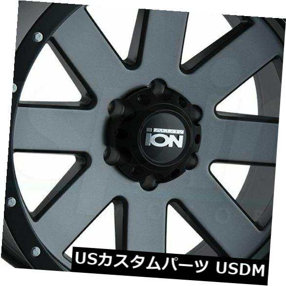 ホイール 4本セット 4-新しい20インチイオン134ホイール20x9 6x5.5 / 6x139.7 0マットガンメタルリム  4-Newの通販は