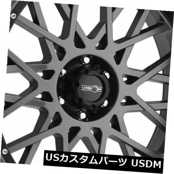 ホイール 4本セット 4-New 18 "Vision 412 Rocker Wheels 18x9 5x5 / 5x127 12 Gunmの通販は ホイール 4本セット 4-New 18 "Vision 412 Rocker Wheels 18x9 5x5 / 5x127 12 Gunmの通販は