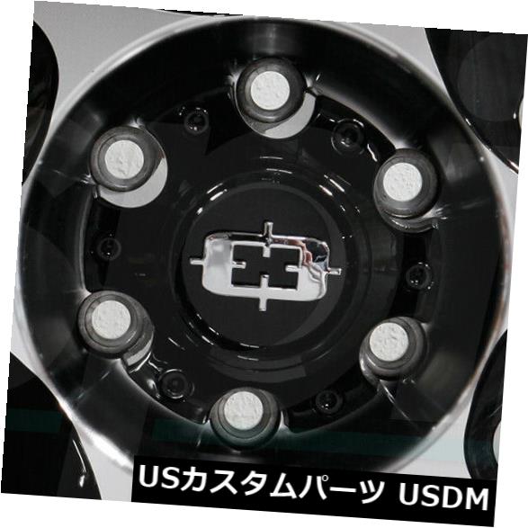 ホイール 4本セット 4-新しい17 "Vision 419スプリットホイール17x9 6x5.5 / 6x139.7 -12ブラックマシンの通販は