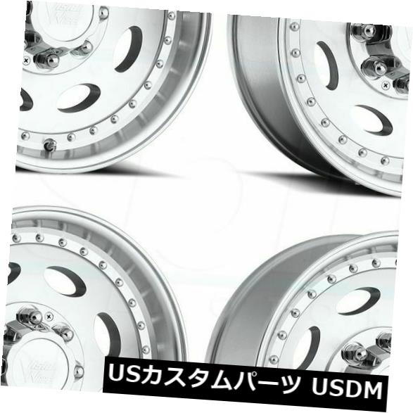 ホイール 4本セット 4-New 16 "Vision HD 81 Haulerシングルホイール16x6 8x6.5 / 8x165.1 0の通販は