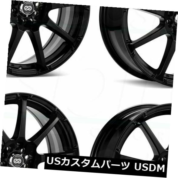 ホイール 4本セット 4-New 17 "Enkei EDR9 Wheels 17x7 / 17x8 5x100 / 114.3 38/38の通販は