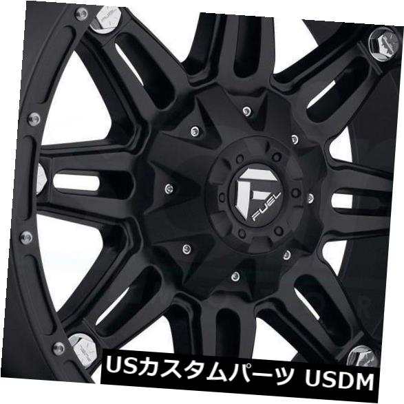 ホイール 4本セット 4-新しい17 "燃料人質D531ホイール17x9 5x4.5 / 5x5 / 5x12  7 -12マットブラックリの通販は