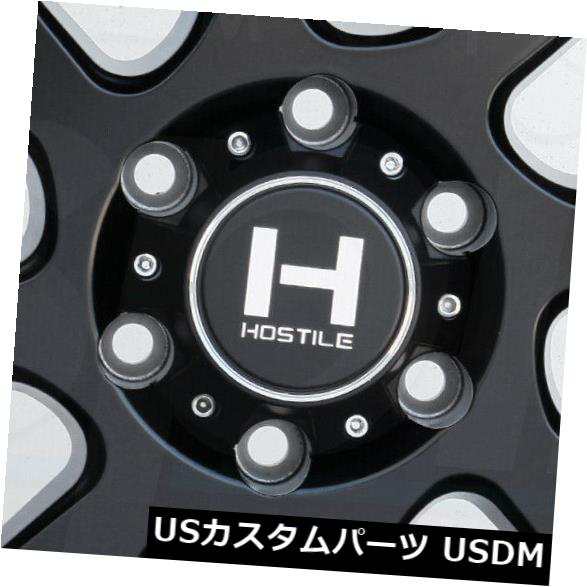 ホイール 4本セット 4-新しい20 "敵対的なH108スプロケットホイール20x9 8x170 0フルブラックリム  4-New 20" の通販は