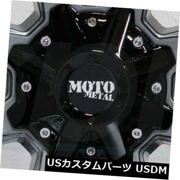 ホイール 4本セット 4-新しい17 "Moto Metal MO970ホイール17x8 8x170 0ガンメタルブラックリム  4-Newの通販は