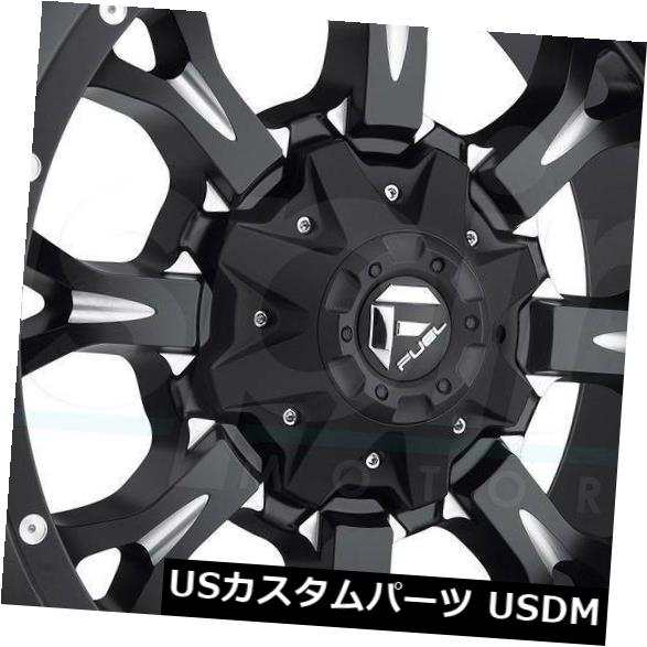 ホイール 4本セット 4-新しい18インチフューエルクランクD517ホイール18x9 5x4.5 / 5x5 / 5x12  7 -12ブラの通販は