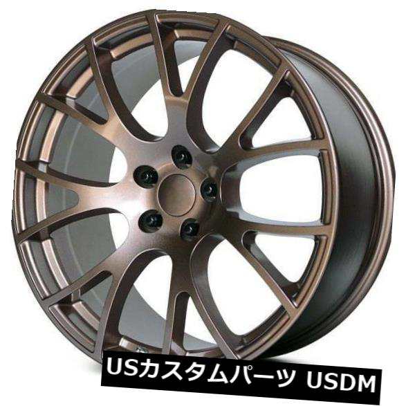 ホイール 4本セット 4-新しい22インチレプリカV1180ヘルキャットホイール22x9.5 5x115 18グロスブロンズリム 4-Ne｜au  PAY マーケット