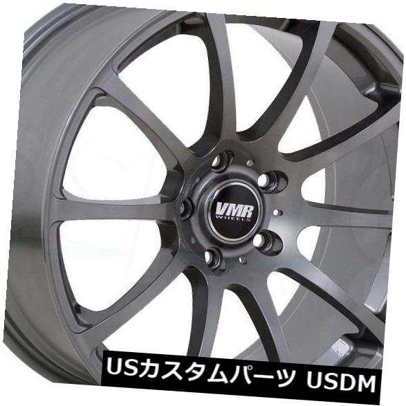 ホイール 4本セット 4-新しい19インチVMR V701ホイール19x8.5 5x112 35ガンメタルリム  4-New 19" VMRの通販は