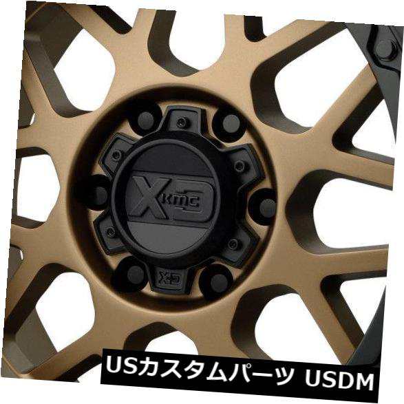 ホイール 4本セット 4-新しい17 "XD XD135グレネードホイール17x9 8x6.5 / 8x165.1 18ブロンズブラックリッの通販は