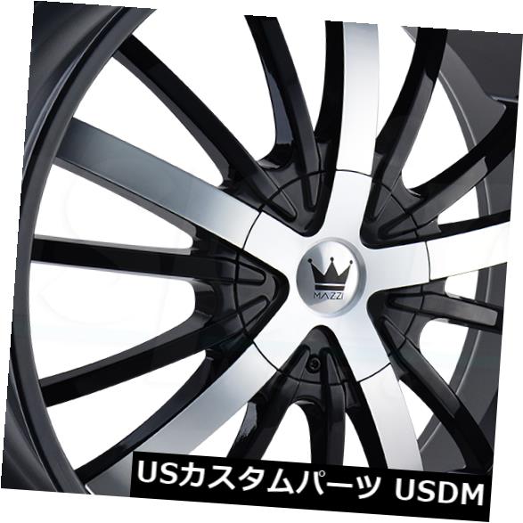 ホイール 4本セット 4-新しい22 "Mazzi Essence Wheels 22x9.5 5x114.3 / 5x120 35グロスブの通販は 204,600円