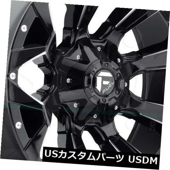 ホイール 4本セット 4-新しい18インチの燃料突撃D546ホイール18x9 6x135 / 6x5.5 -13ブラックミルドリム  4-Nの通販は