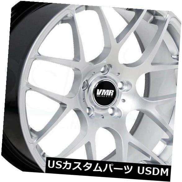 ホイール 4本セット 4-新しい19インチVMR V710ホイール19x8.5 5x120 45ハイパーシルバーリム  4-New 19" の通販は