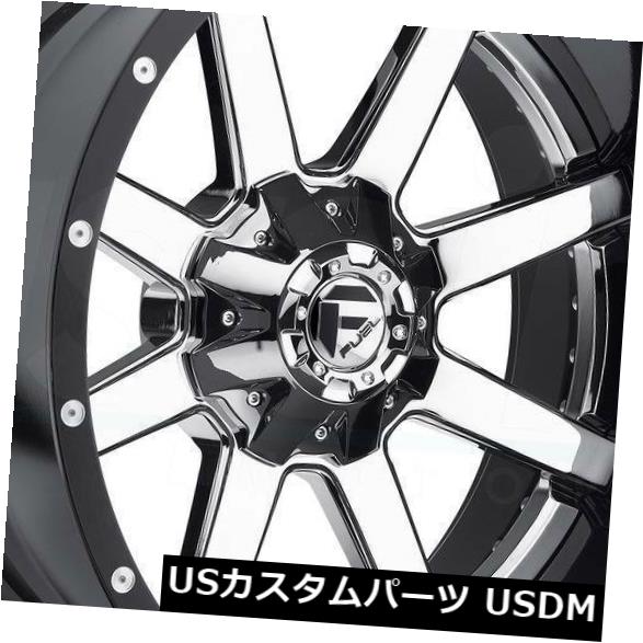 ホイール 4本セット 4-新しい20 "Fuel Maverick D260 Wheels 20x12 8x180 -44 Chrome Rの通販は