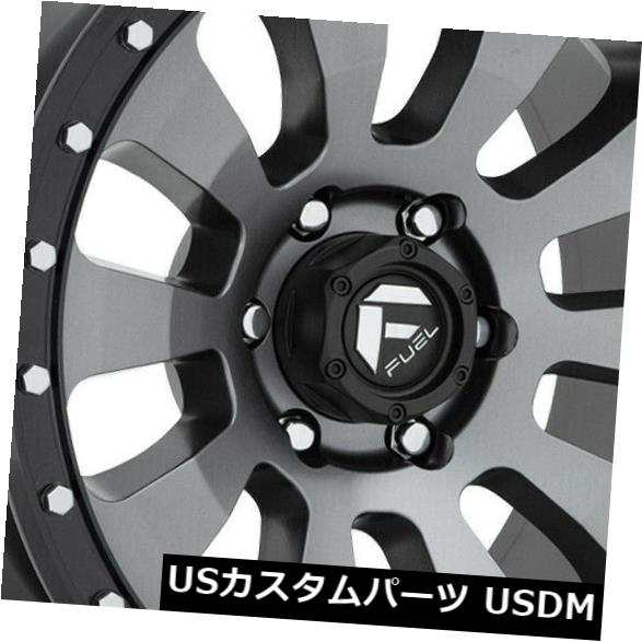 ホイール 4本セット 4-新しい18 "Fuel Tactic D648 Wheels 18x9 6x5.5 / 6x139.7 1 Gunの通販は