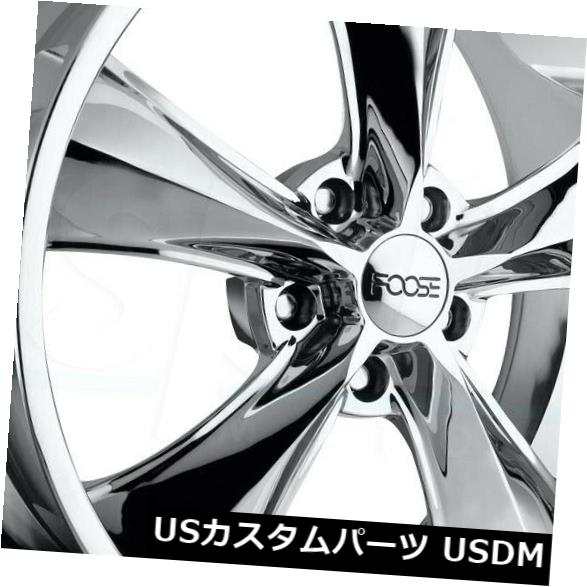 ホイール 4本セット 4-新しい18インチFoose Legend F105ホイール18x8.5 5x4.5 34クロームリム  4-Newの通販は