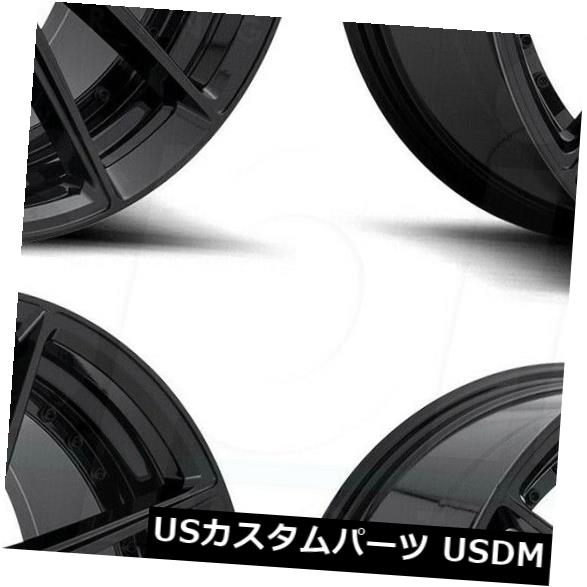 ホイール 4本セット 4-新しい19インチニッチDFS M223ホイール19x8.5 / 19x9.5 5x114.3 35/35ブラックスの通販は