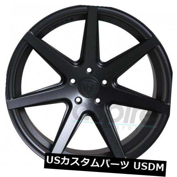 ホイール 4本セット 4-新しい20 "Rohana RC7ホイール20x9 / 20x11 5x120 32/28グラファイトスタッガードの通販は