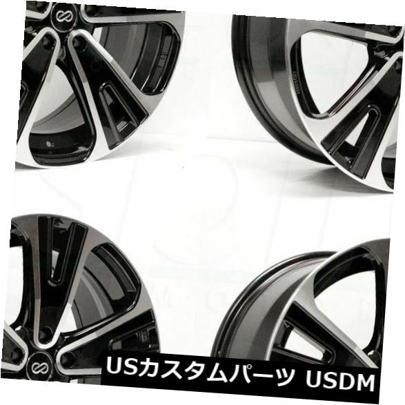 ホイール 4本セット 4-New 20 "Enkei SVX Wheels 20x8.5 5x114.3 40ブラックマシンドリム  4-Nの通販は