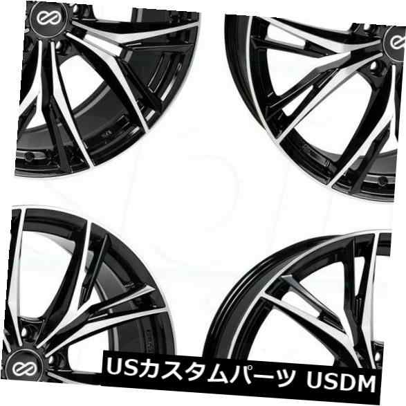 ホイール 4本セット 4-New 20 "Enkei Onx Wheels 20x8.5 5x120 40ブラックマシンドリム  4-Newの通販は