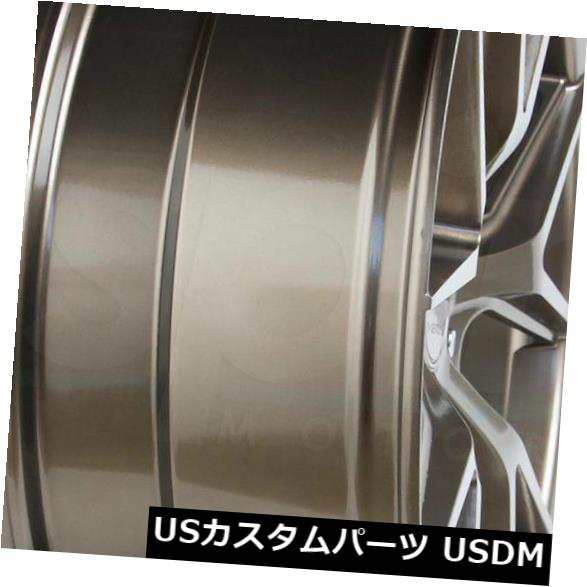 ホイール 4本セット 4-新しい20 "Verde V99軸ホイール20x9 / 20x10.5 5x114.3 38/45グロスブロンズスの通販は