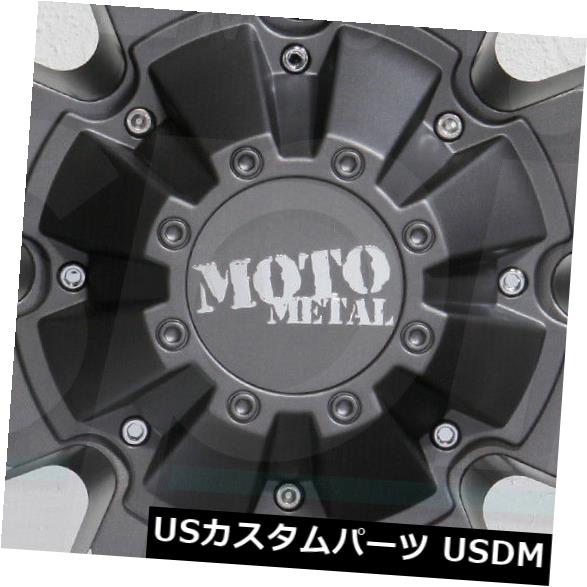 ホイール 4本セット 4-新しい18 "Moto Metal MO962ホイール18x10 5x5 / 5x5.5 -24ガンメタルリム  の通販は