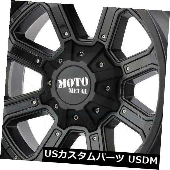 ホイール 4本セット 4-新しい18インチMoto Metal MO984シフトホイール18x9 8x6.5 / 8x165.1 18ブラッの通販は