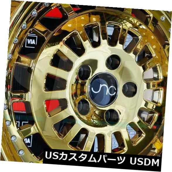 ホイール 4本セット 4-新しい19インチJNC 046 JNC046ホイール19x11 5x120 25プラチナゴールドリム  4-Newの通販は 209,880円