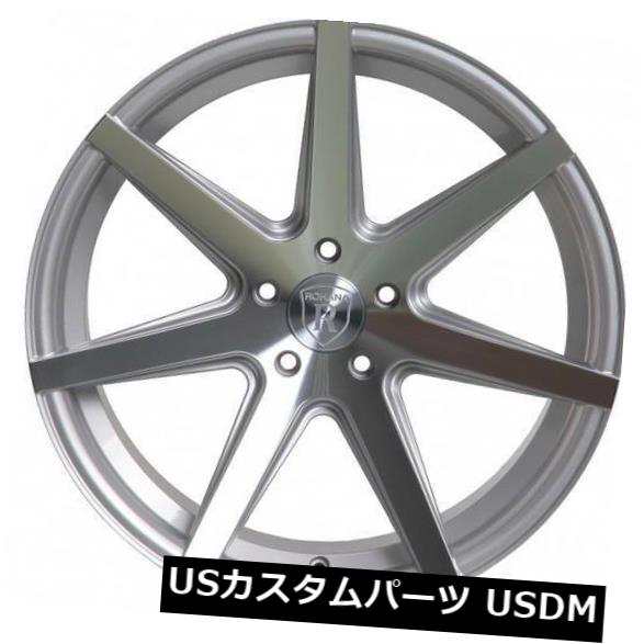ホイール 4本セット 4-新しい20 "Rohana RC7ホイール20x9 5x114.3 32シルバーリム  4-New 20" Rohの通販は