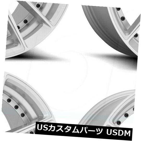 ホイール 4本セット 4-新しい19インチニッチDFS M221ホイール19x8.5 5x112 42シルバーリム  4-New 19" Nの通販は