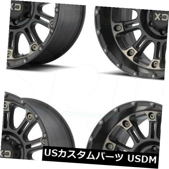 ホイール 4本セット 4-New 20 "XD XD829 Hoss Wheels 20x10 6x135 -24 Black Machinの通販は 246,840円