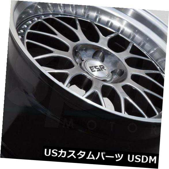 ホイール 4本セット 4-新しい20インチESR SR01 SR1ホイール20x10.5 5x120 25ガンメタルリム 4-New 20｜au  PAY マーケット