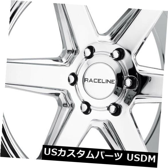 ホイール 4本セット 4-新しい20 "Raceline 156Cサージホイール20x8.5 6x135 35クロームリム  4-New 2の通販は