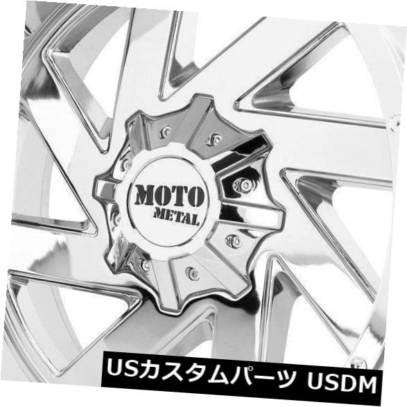 ホイール 4本セット 4-New 20 "Moto Metal MO988近接ホイール20x10 5x5 / 5x5.5 -18クロームリム