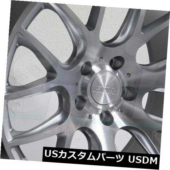 ホイール 4本セット 4-新しい20 "ESR SR12ホイール20x9 / 20x10.5 5x120 20/25機械加工シルバースタッガの通販は