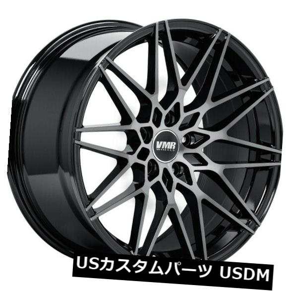 ホイール 4本セット 4-新しい19インチVMR V801ホイール19x8.5 5x114.3 35チタンブラックリム  4-New 19"の通販は