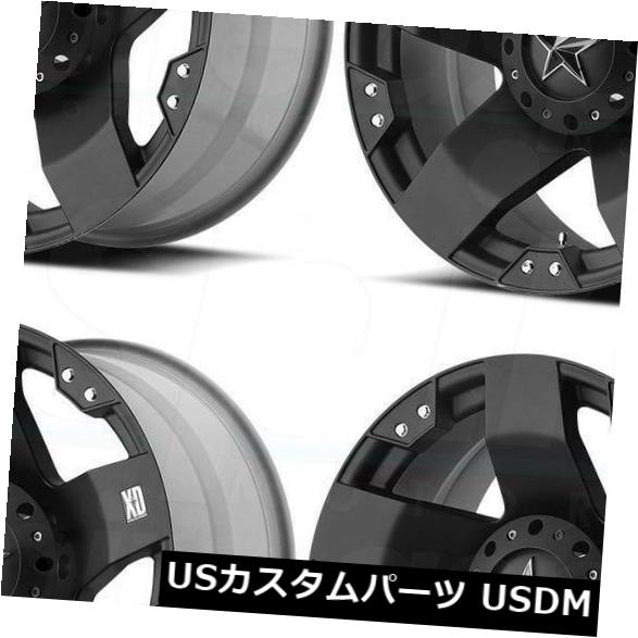 ホイール 4本セット 4-New 18 "XD XD775 Rockstar Wheels 18x9 5x5 / 5x127 / 5x13 の通販は