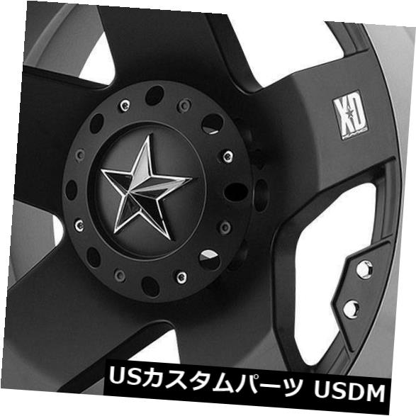 ホイール 4本セット 4-New 18 "XD XD775 Rockstar Wheels 18x9 5x5 / 5x127 / 5x13 の通販は