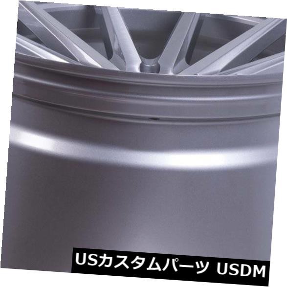 ホイール 4本セット 4-新しい20 "Rohana RF1ホイール20x9 / 20x11 5x120 20/28チタニウムスタッガードリの通販は