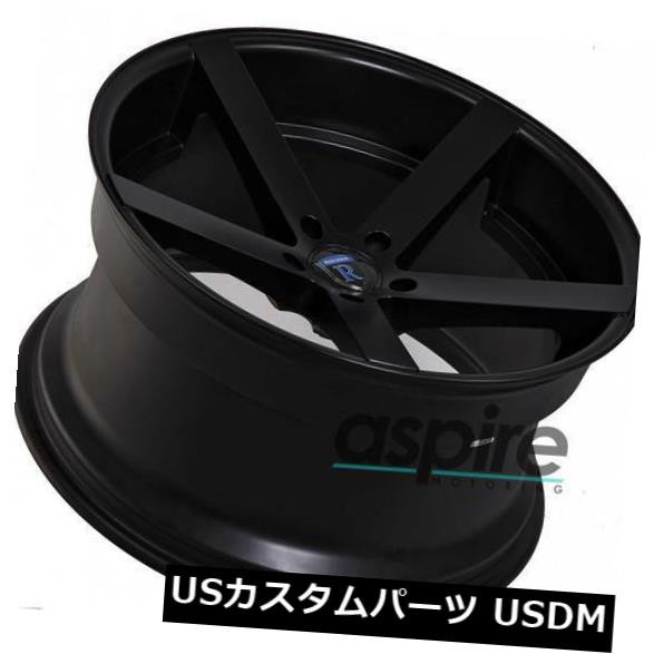 ホイール 4本セット 4-新しい20インチRohana RC22ホイール20x10 / 20x11 5x120 25/28マットブラックスタ｜au  PAY マーケット