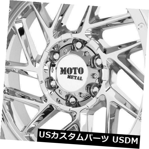 ホイール 4本セット 4-新しい20 "Moto Metal MO985ブレイクアウトホイール20x9 8x170 18クロームリム  4-の通販は