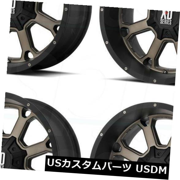 ホイール 4本セット 4-新しい20インチXD XD825バック25ホイール20x14 6x135 / 6x5.5 -76ブラックティントリの通販は 243,540円