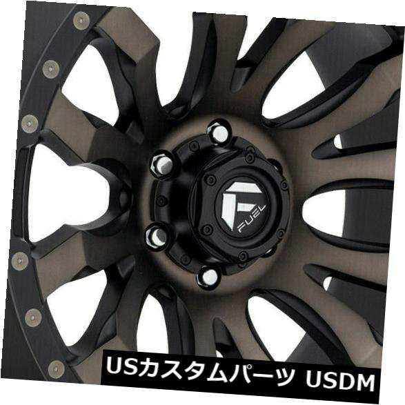 ホイール 4本セット 4-新しい22 "Fuel Blitz D674ホイール22x10 8x180 -18ブラックティントリム  4-Neの通販は