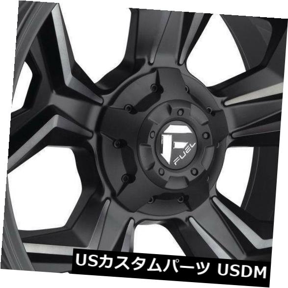 ホイール 4本セット 4-新しい22 "燃料アベンジャーD605ホイール22x12 8x180 -44ブラックティントリム 4-New 2の通販は