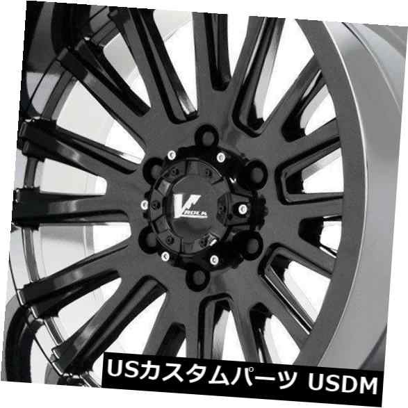 ホイール 4本セット 4-新しい20インチV-Rock VR11アンビルホイール20x9.5 6x5.5 15グロスブラックリム  4-Neの通販は