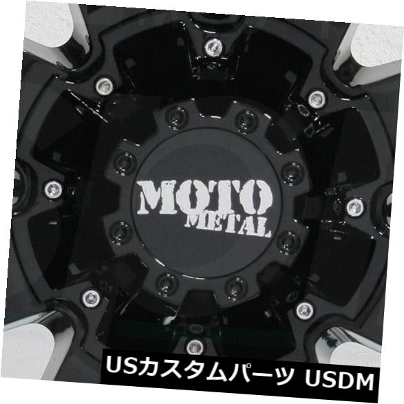 ホイール 4本セット 4-新しい20 "Moto Metal MO962ホイール20x9 8x180 0ブラックミルドリム  4-New 2の通販は 232,320円