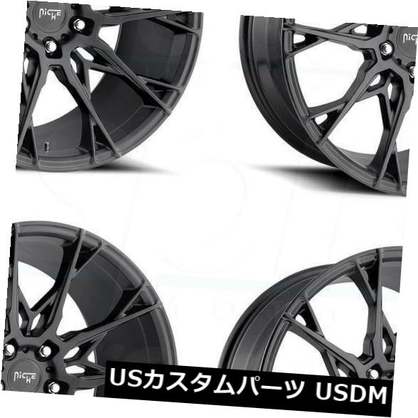 ホイール 4本セット 4-新しい22 "Niche Staccato M183 Wheels 22x9 / 22x10 5x114.3 38