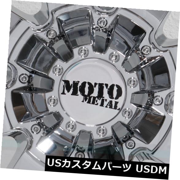 ホイール 4本セット 4-新しい22 "Moto Metal MO962ホイール22x10 6x135 / 6x5.5 -18クロームリム の通販は