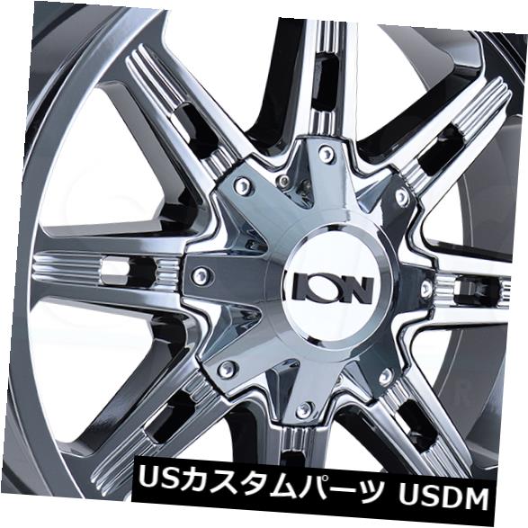 ホイール 4本セット 4-新しい22インチイオン184ホイール22x10 5x5.5 / 5x139.7 -19 PVDリム  4-New