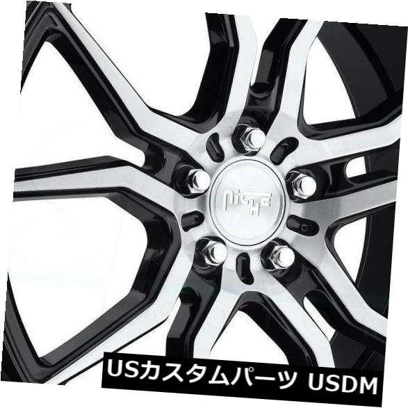 ホイール 4本セット 4-New 19 "Niche Ascari M166 Wheels 19x8.5 5x120 35 Black Maの通販は