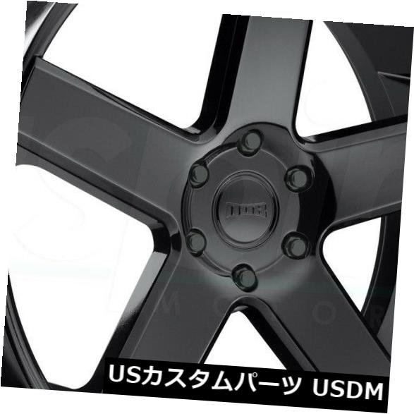 ホイール 4本セット 4-新しい24 "DUB Baller S216ホイール24x9 5x115 15グロスブラックリム  4-New 2の通販は
